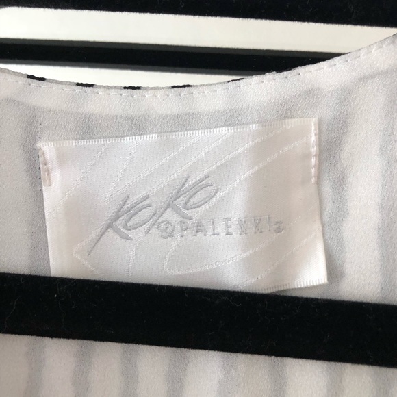 Koko & Palenki Striped Long Sleeve Tie Romper - Picture 4 of 4